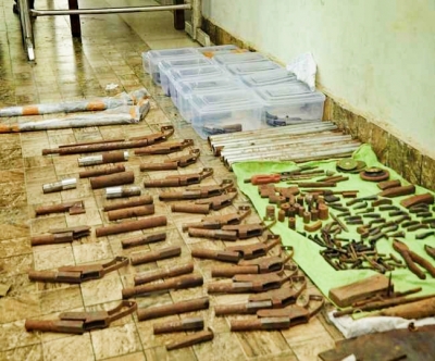 मेरठ की आशियाना कॉलोनी में असलहा फैक्ट्री का भंडाफोड़, 6 गिरफ्तार