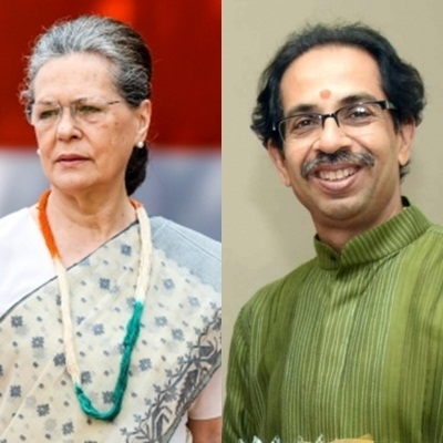 कांग्रेस अध्यक्ष सोनिया गांधी और उद्धव ठाकरे के बीच टेलीफोन पर बात हुई