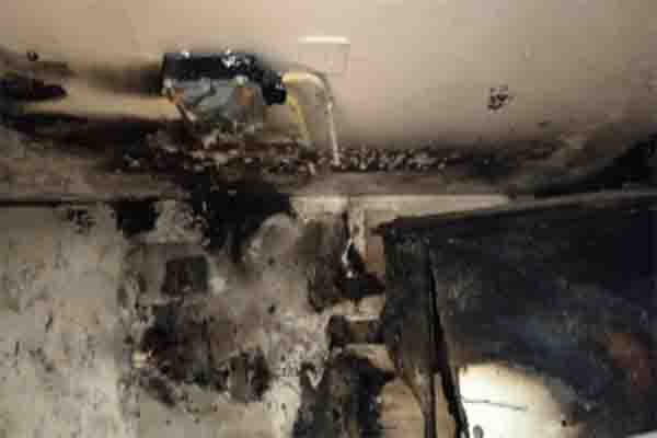 हरि नगर क्षेत्र में लगी भीषण आग