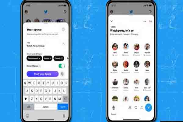 ट्विटर स्पेस रिकॉर्डिंग सभी एंड्रॉइड IOS यूजर्स के लिए उपलब्ध