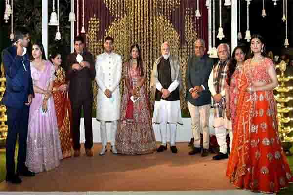 भूपेंद्र यादव की बेटी की शादी में जुटी पूरी कैबिनेट, राष्ट्रपति व प्रधानमंत्री से लेकर मुख्य न्यायाधीश तक देने पहुंचे आशीर्वाद