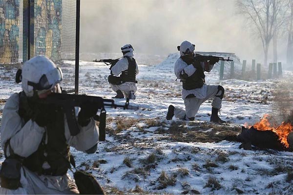 रूस ने भेजी सेना