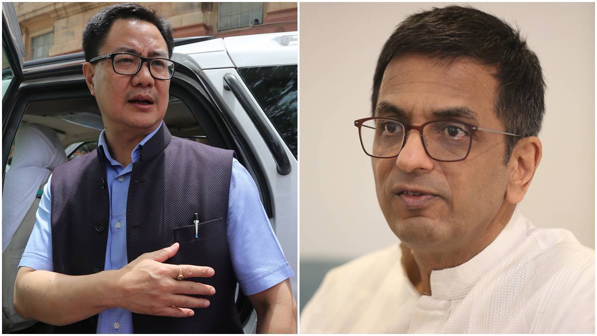 Tussle on Collegium : सरकार ने सीजेआई चंद्रचू़ को कहा-सिस्टम में हमारे भी प्रतिनिधि होंे, सिर्फ आंख मूंद नाम अप्रूव करना हमारा काम नहीं