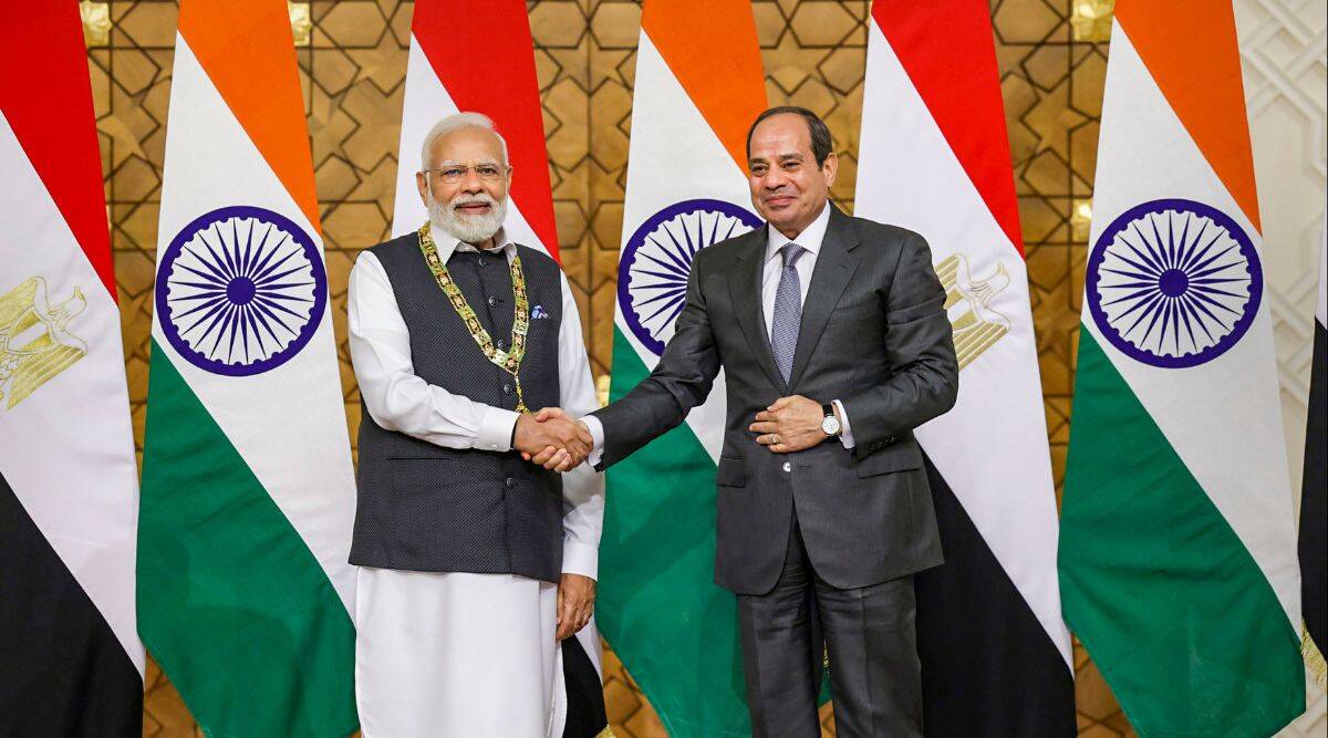 PM Modi Egypt Visit : प्रधानमंत्री मोदी को मिला मिस्र का सबसे बड़ा सम्मान