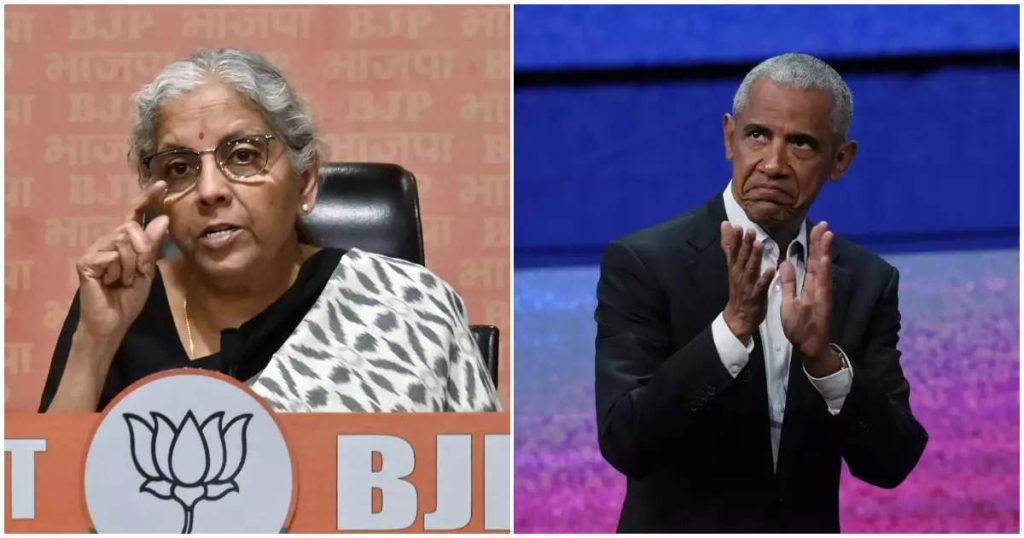 केंद्रीय मंत्री निर्मला सीतारमण ने दिया ओबामा को करारा जवाब !