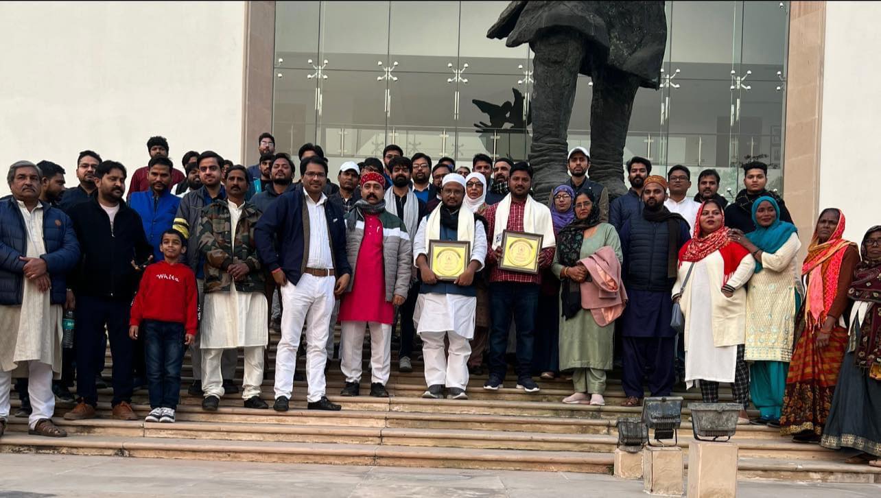 VIVEK MISHRA AND ABDULLAH HONOURED WITH 5TH ANKIT JUNAID SOCIAL HARMONY AWARD