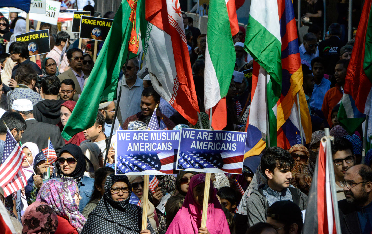 अमेरिका में बाइडेन के खिलाफ सड़क पर उतरे मुस्लमान