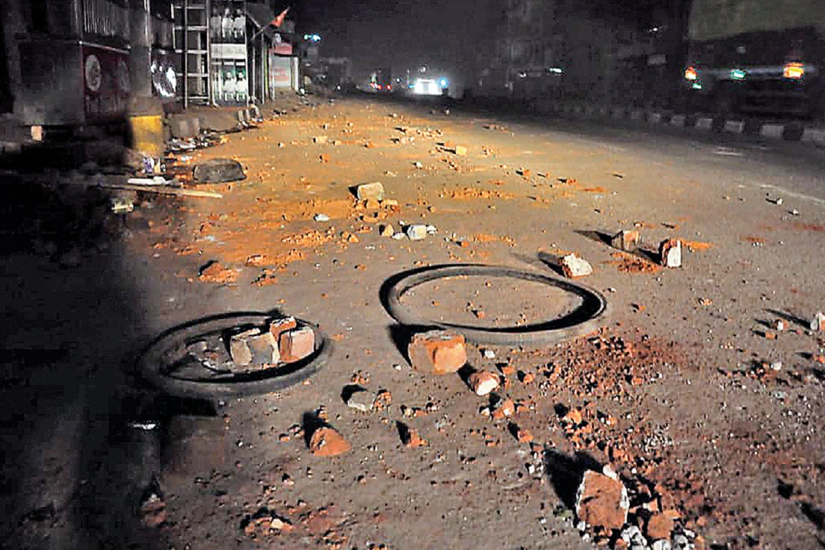 रांची के नगड़ी में शोभायात्रा के दौरान पत्थरबाजी,जमकर हुआ हंगामा