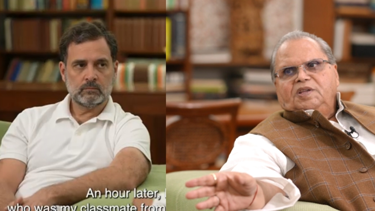 सत्यपाल मलिक के आवास पर सीबीआई छापे पड़ने पर राहुल गांधी ने मोदी सरकार पर बोला हमला  