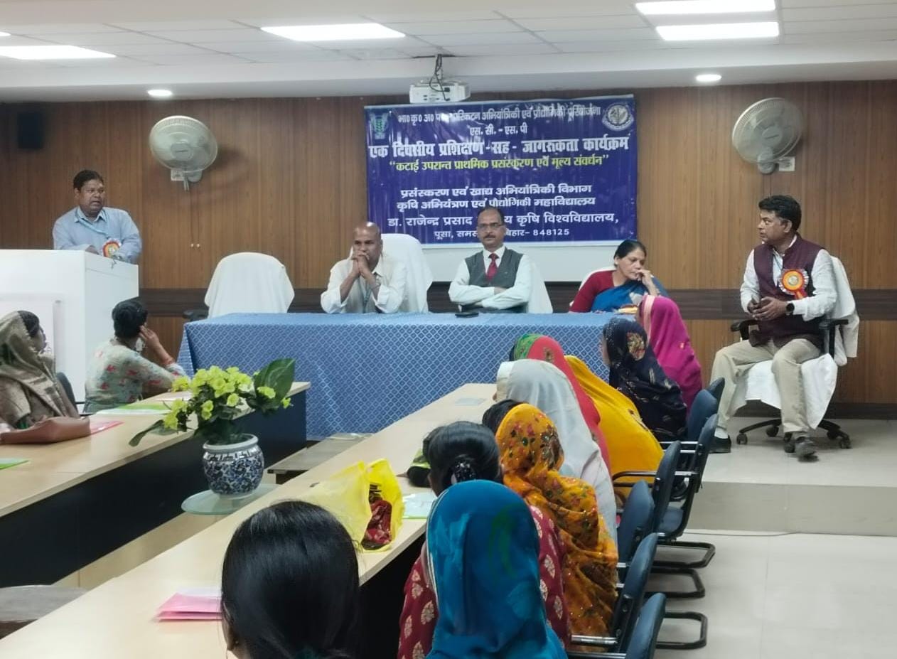 फसलों की कटाई उपरांत प्रसंस्करण एवं मूल्य संवर्धन करने की जरूरत : डा अंबरीश कुमार