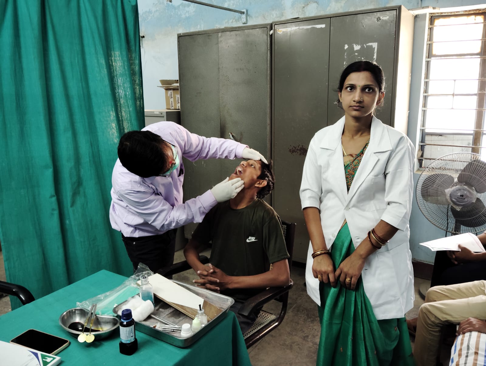 जवाहर नवोदय विद्यालय में दंत स्वास्थ शिविर का हुआ आयोजन