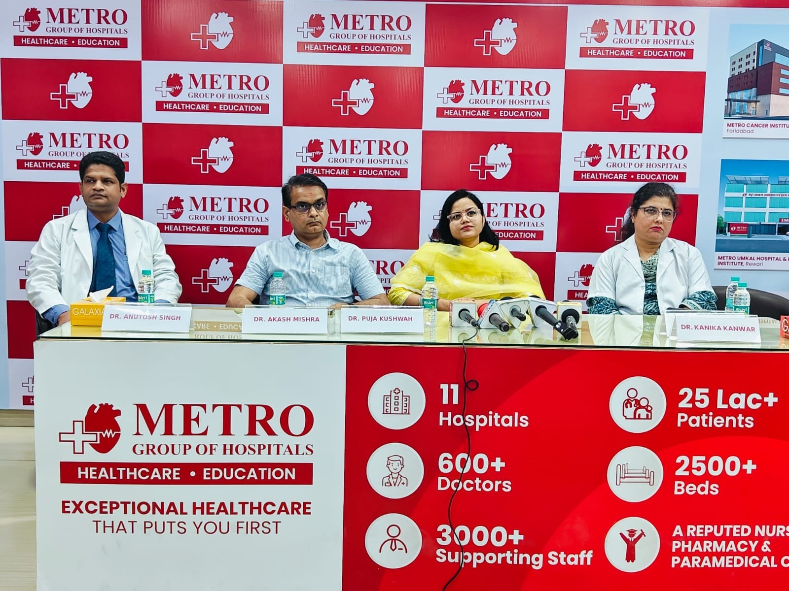 Noida News : मेट्रो हॉस्पिटल नोएडा ने लॉन्च किया ब्रेन ट्यूमर और मूवमेंट डिसऑर्डर क्लिनिक