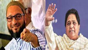 यूपी में इंडिया की घेराबंदी कर रहे मायावती और ओवैसी