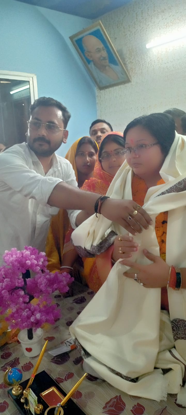 अविश्वास के बाद पूसा प्रखंड प्रमुख की कुर्सी पर रविता तिवारी विराजमान