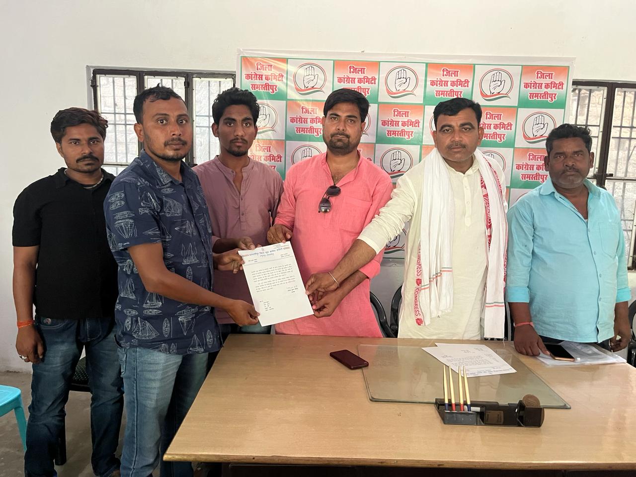 प्रखंड युवा कांग्रेस के अध्यक्ष पद पर अजय कुमार  मनोनीत