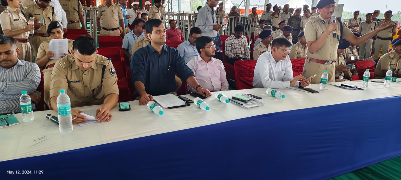 मुजफ्फरपुर के पताही में पीएम की सभास्थल पर सुरक्षा व्यवस्था चाकचौबंद