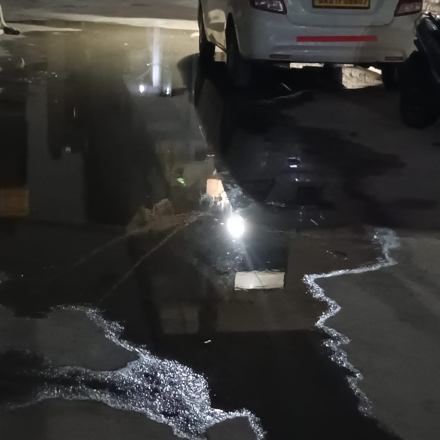स्वच्छता और सीव अधिकारी की पोल खोलती आप पार्टी
