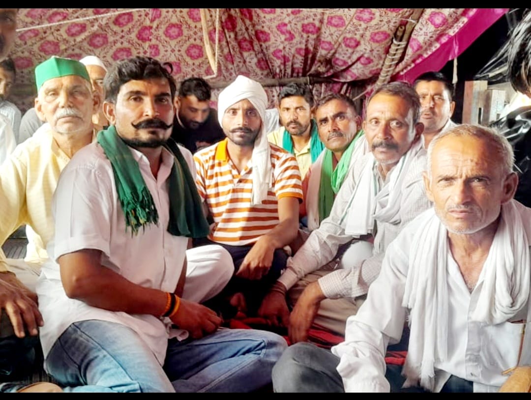 सातवें दिन भी टोल प्लाजा भनेड़ा में किसानों का कब्जा