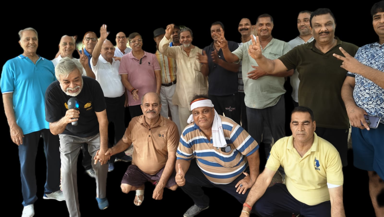 कौशांबी पार्क : पप्पू चौपाल  पर बढ़ने लगे मित्रों के कदम