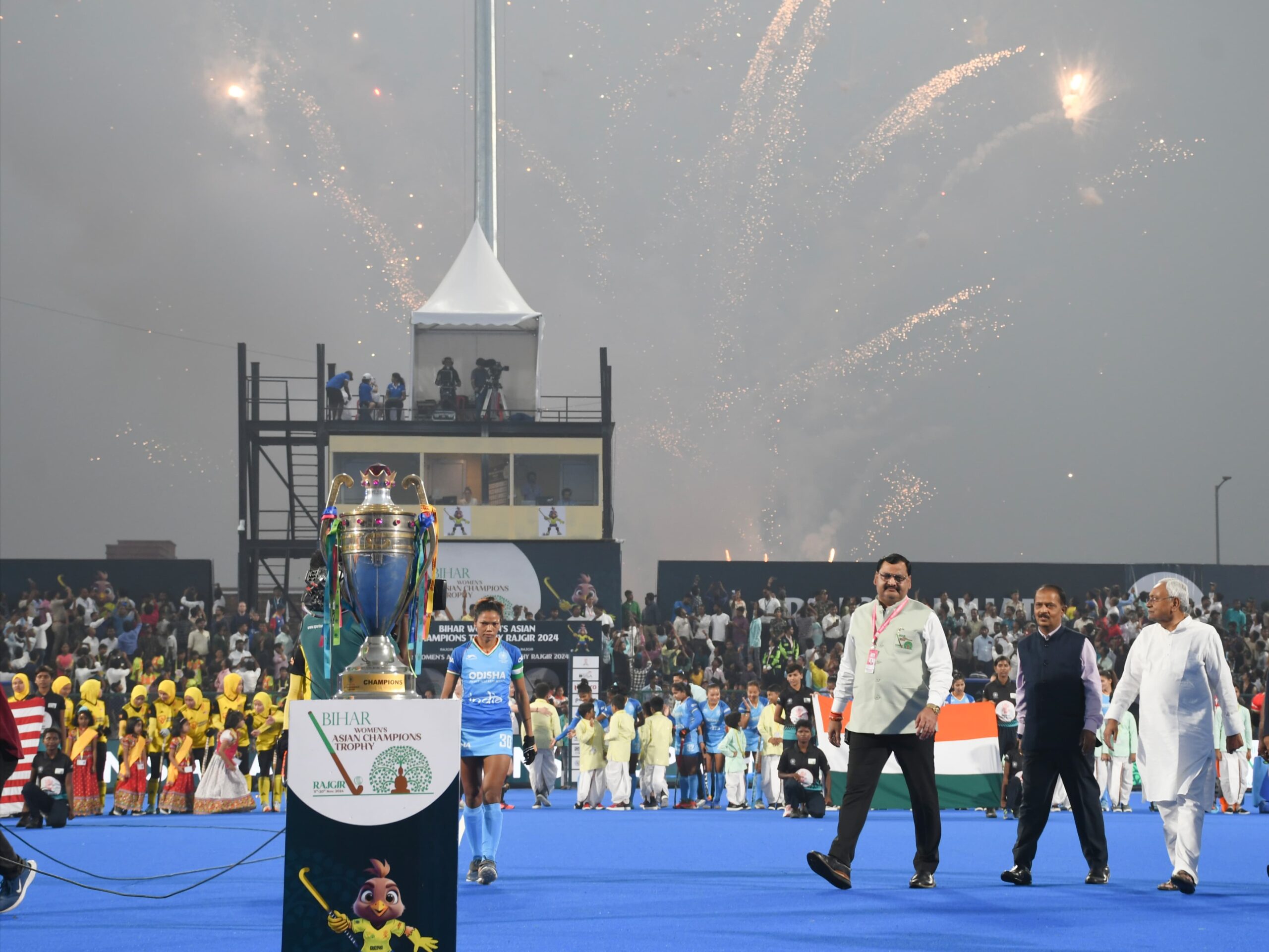 मुख्यमंत्री ने राजगीर में एशियन महिला हॉकी चैंपियनशिप का शुभारंभ किया