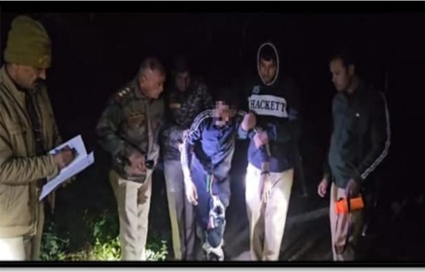 पुलिस मुठभेड़ में एक पशु चोर गिरफ्तार, तीन फरार