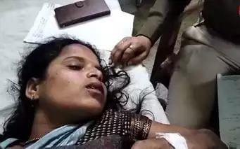 महिला को बंधक बना बेरहमी से पीटा, बचाने आई सकरा पुलिस पर भी हमला