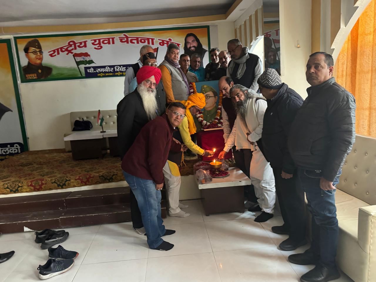 द्वारका में धूमधाम से मनाई गई नेताजी सुभाषचंद्र बोस की 128वीं जयंती