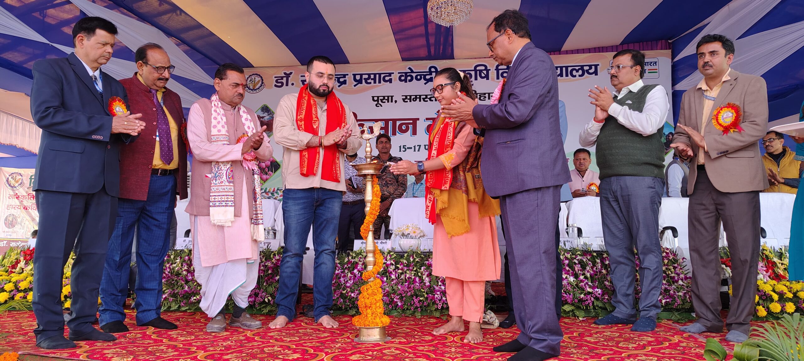 पूसा कृषि मेला: सांसद शांभवी चौधरी ने किसानों को किया संबोधित