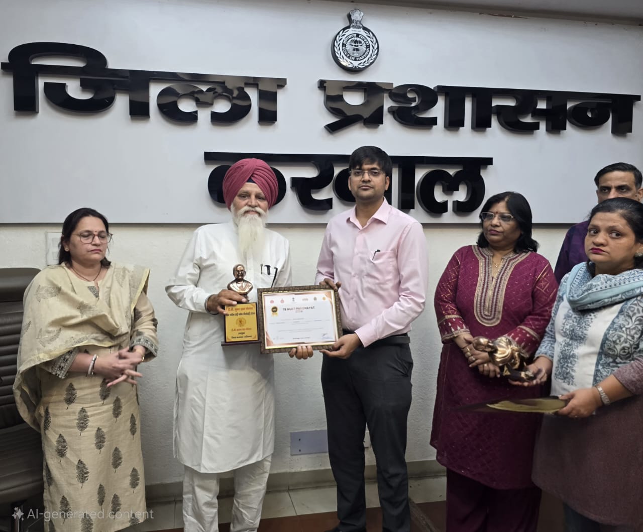 टीबी मुक्त 66 ग्राम पंचायतों को स्मृति चिह्न व प्रशंसा पत्र देकर किया सम्मानित : यश जालुका