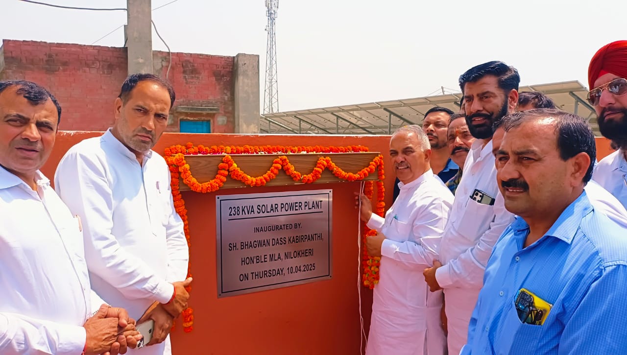 नीलोखेड़ी में सीवर पाईप लाईन का उद्घाटन और एसटीपी का शिलान्यास : कबीरपंथी