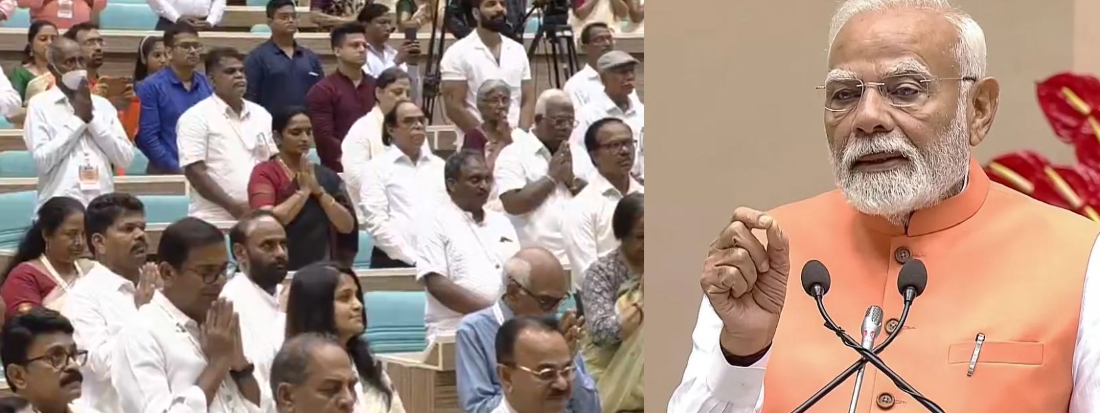 दिल्ली के विज्ञान भवन में श्री नारायण गुरु-महात्मा गांधी की बातचीत का शताब्दी समारोह
