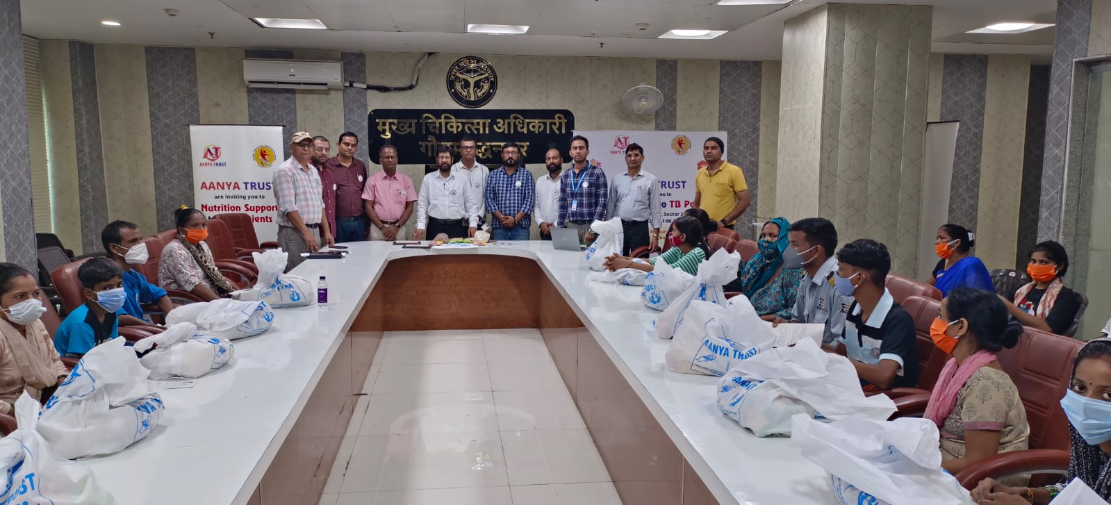 आन्या ट्रस्ट ने टीबी के 25 मरीज गोद लिए