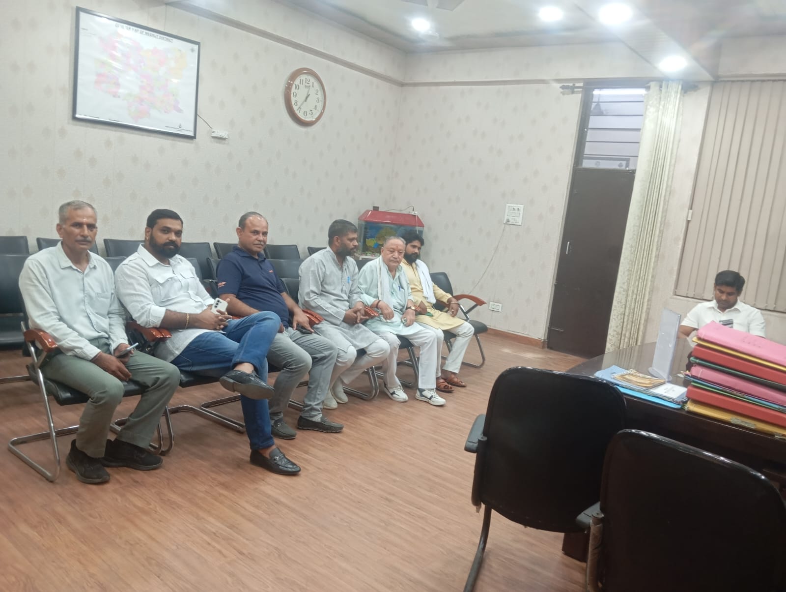 सुनील कुमार से मिले क्षत्रिय समाज के लोग 