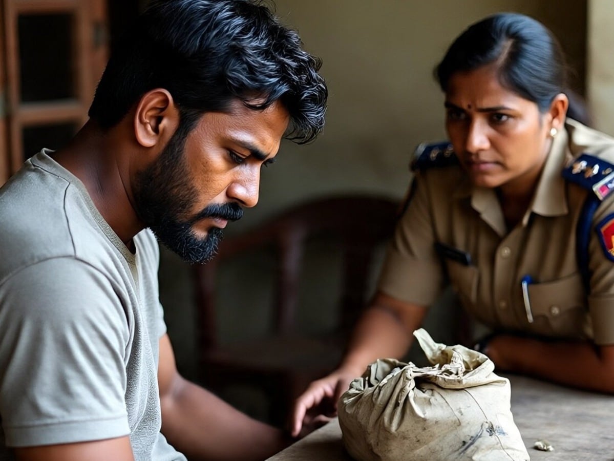 अपने ही बच्चों के कंकाल लेकर थाने पहुंच गया युवक!