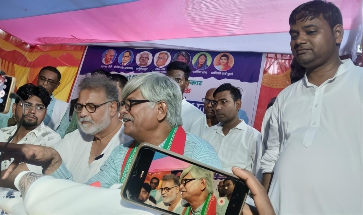 ‘बदलो बिहार, बनाओ नई सरकार’ अभियान के तहत तुषार गांधी मुज्जफरपुर पहुंचे