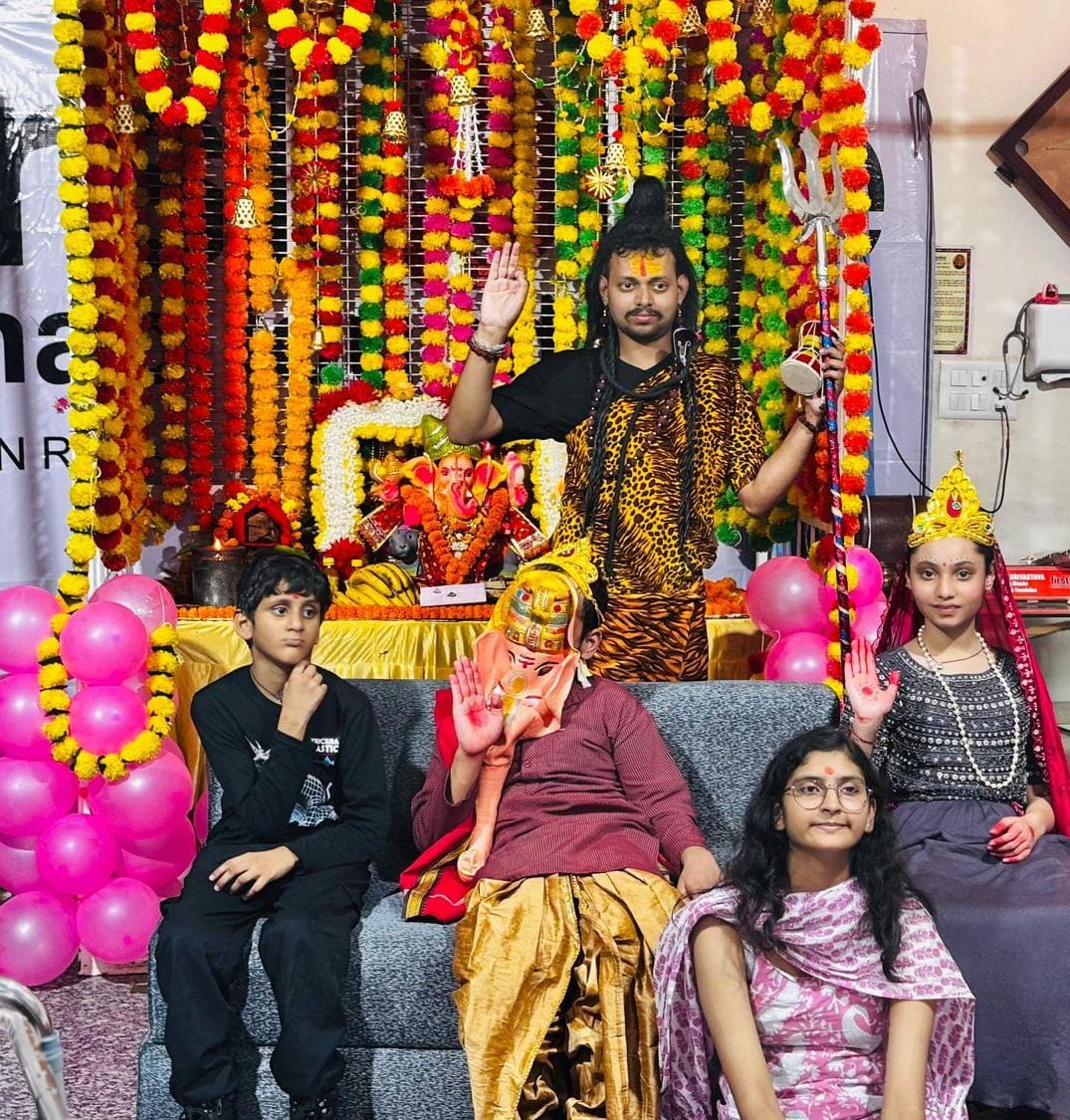 गणेश चतुर्थी पर हुआ आयोजन दिव्यांग बच्चों ने दी सांस्कृतिक प्रस्तुति