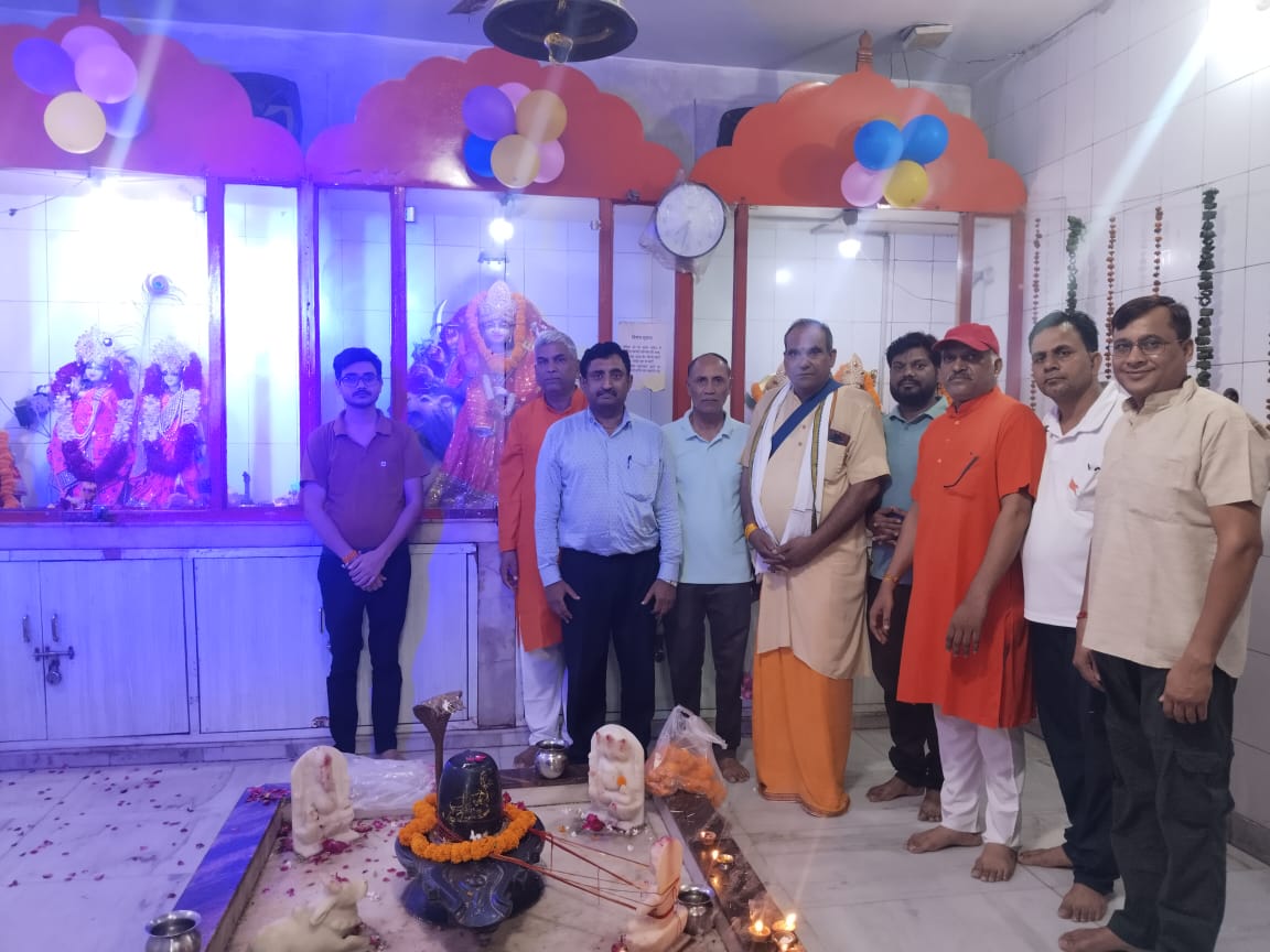 पाकेट 7 शिव मंदिर पर श्री राधा अष्टमी धूमधाम से मनाई गई