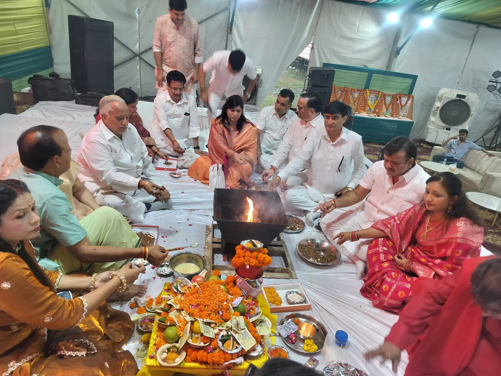 भूमि पूजा के साथ शुरु की गई नव श्री केशव रामलीला कमेटी की तैयारी