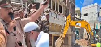 वाराणसी में पूर्व ओलंपियन मोहम्मद शाहिद के घर पर बुलडोजर कार्रवाई