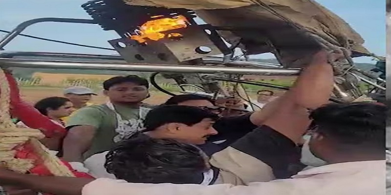 मंदसौर में CM मोहन यादव के हॉट एयर बैलून में लगी आग: बड़ा हादसा टला