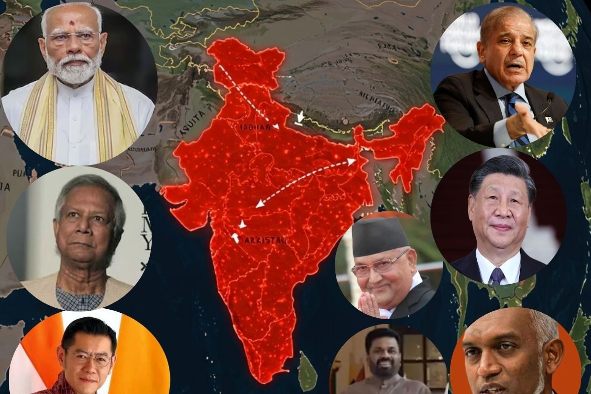 PAK, बांग्लादेश, श्रीलंका और म्यांमार… भारत को चौतरफा घेरने की प्लानिंग में जुटा ड्रैगन