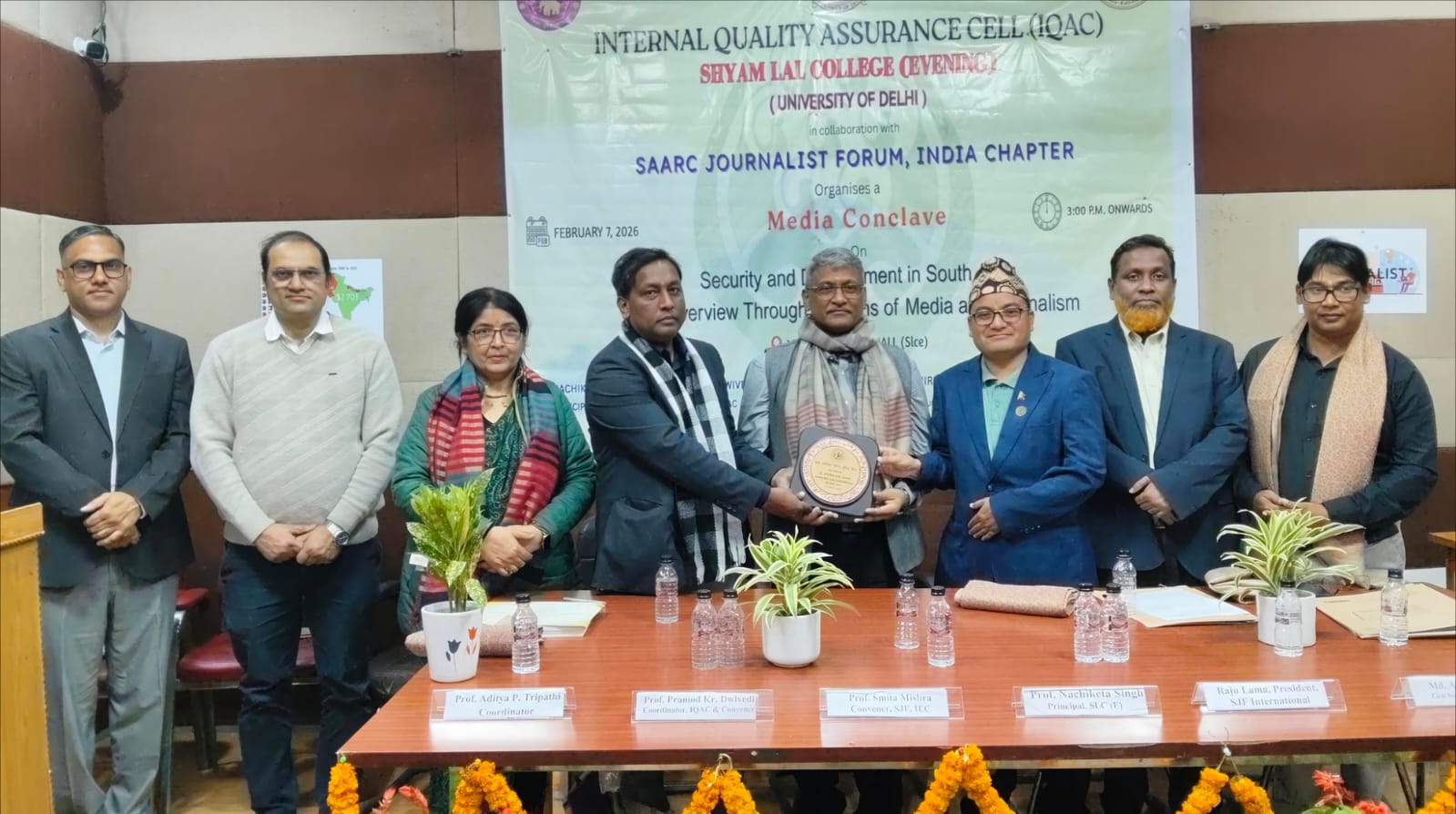 श्यामलाल कॉलेज (सांध्य) में शार्क देशों का मीडिया कॉन्क्लेव हुआ आयोजित