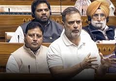 अमेरिका ने 6 गुना बढ़ाया टैरिफ, हमसे बराबरी पर आकर बात करें : राहुल गांधी 