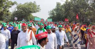 किसान नेताओं की गैर-कानूनी नजरबंदी के विरोध में किसान संघर्ष मोर्चा की बैठक