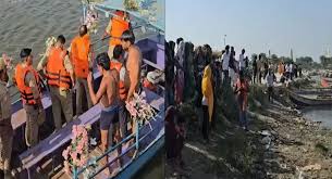 मथुरा: वृंदावन में यमुना में पलटा स्टीमर, हादसे में 10 की मौत और कई लापता