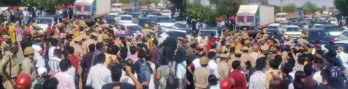 नोएडा-ग्रेटर नोएडा में माहौल बिगाड़ने की कोशिश नाकामयाब, पुलिस-PAC की तैनाती के बीच काम पर लौटे श्रमिक