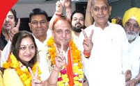 मेयर पद के एकतरफा मुकाबले में भाजपा का डंका, प्रवेश वाही की जीत