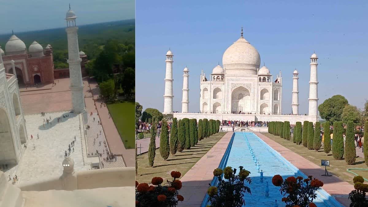 ताजमहल की सुरक्षा में सेंध! सफाईकर्मी ने मीनार से वीडियो बनाकर इंस्टाग्राम पर किया शेयर
