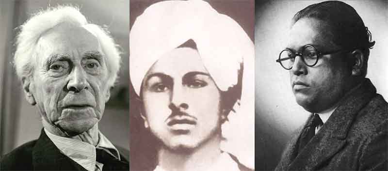 ईश्वर, धर्म और समानता: रसेल, भगत सिंह और अंबेडकर की बातचीत