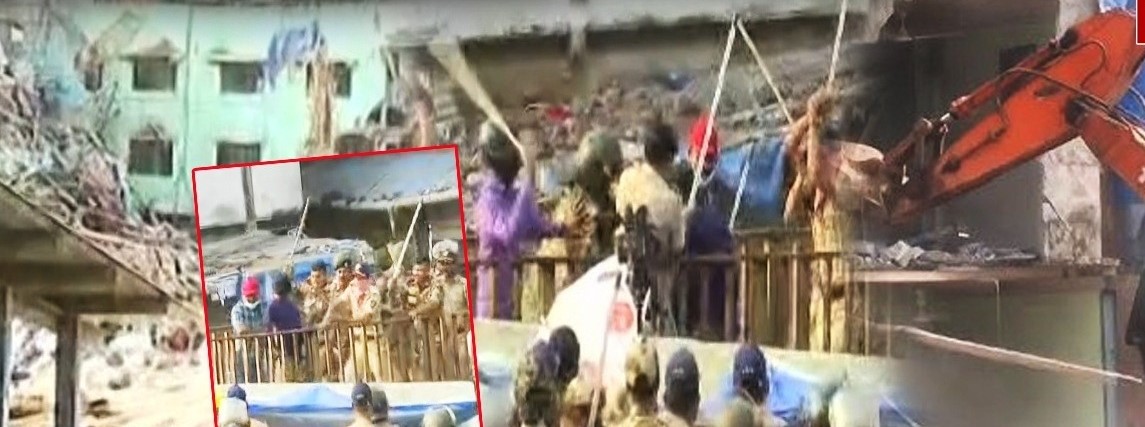 बांद्रा में बुलडोजर कार्रवाई के दौरान पुलिस पर पत्थरबाजी, 15 उपद्रवी गिरफ्तार